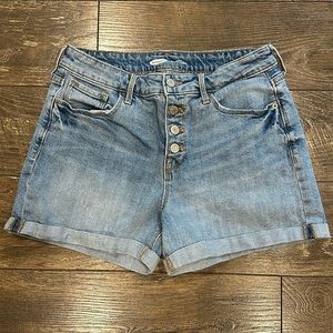 Old Navy High Rise Secret Slim Pockets Denim Shorts